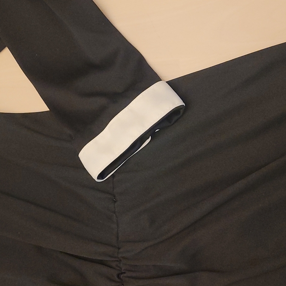 EUC Vintage 1960s Mod Chevron Neckline Anthony Richard's Dress - Picture 7 of 15